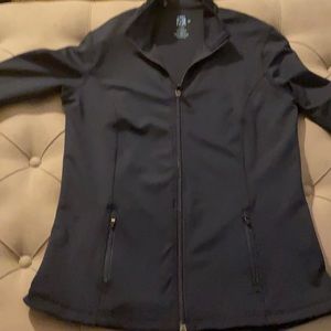 Navy blue sz Med athletic jacket